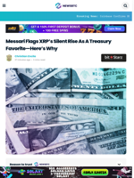 Messari Flags XRP’s Rise As A Treasury Favorite—Here's Why