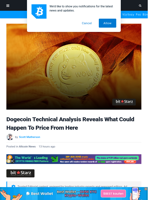 Dogecoin Technical Analysis Reveals What Could Happen To Price From Here