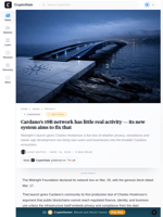 Cardano’s $9B network has little real activity — its new system aims to fix that