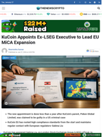 KuCoin Appoints Ex-LSEG Executive to Lead EU MiCA Expansion