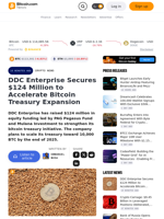 DDC Enterprise Secures $124 Million to Accelerate Bitcoin Treasury Expansion – Crypto News Bitcoin News