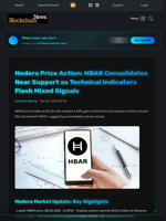 Hedera Price Action: HBAR Consolidates Near Support as Technical Indicators Flash Mixed Signals - Blockchain.News