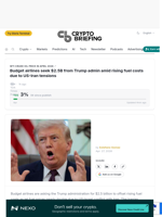 Budget airlines seek $2.5B from Trump admin amid rising fuel costs due to US-Iran tensions