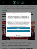 XRP and Solana Pushing Higher — But MAGACOIN FINANCE, Linked to Bitcoin, Is Leading the Rotation