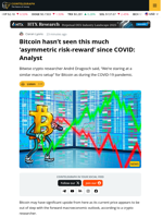 Bitcoin 'Risk-Reward' Setup Similar to COVID: Analyst