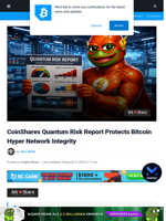 CoinShares Quantum Risk Report Protects Bitcoin Hyper Network Integrity