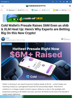 Cold Wallet’s Presale Raises $6M Even as shib & XLM Heat Up: Here’s Why Experts are Betting Big On this New Crypto!