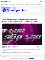 Tom Lee’s S&P 500 Forecast Questioned Amid Valuation Concerns