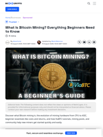 What Is Bitcoin Mining? Everything Beginners Need to Know
