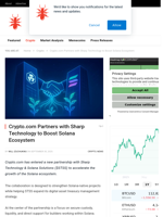 Crypto.com Partners with Sharp Technology to Boost Solana Ecosystem - NullTX