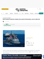 USS Canberra patrols Arabian Sea amid US blockade, escort odds fall