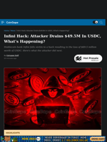 Infini Hack: Attacker Drains $49.5M In USDC, What's Happening?