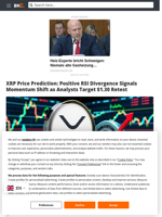 XRP Price Prediction: Positive RSI Divergence Signals Momentum Shift as Analysts Target $1.30 Retest