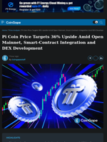 Pi Coin Price Targets 36% Upside Amid Ecosystem Developments