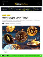 Why is Crypto Down Today? - CoinCentral