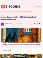 Democrats Say SEC Is Stonewalling Key Crypto Bill Details