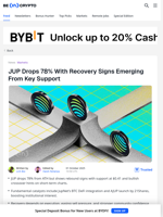 JUP Drops But JupNet and AJUP Spark Recovery Potential