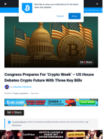 Congress Prepares For ‘Crypto Week’ – US House Debates Crypto Future With Three Key Bills | Bitcoinist.com
