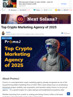 Top Crypto Marketing Agency of 2025 - TheNewsCrypto