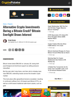 Alternative Crypto Investments During a Bitcoin Crash? Bitcoin Everlight Draws Interest