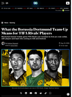 What the Borussia Dortmund Team-Up Means for 'FIFA Rivals' Players - Decrypt