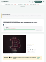 Yan sees Hyperliquid growth as Wall Street enters DeFi space