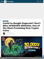 Could’ve Bought Dogecoin? Don’t Miss APEMARS Whitelist, One
of the Most Promising New Crypto Coins