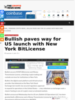 Bullish paves way for US launch with New York BitLicense - The Crypto News Wire