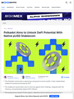 Polkadot Moves to Launch DOT-Backed pUSD Stablecoin