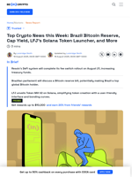 Crypto News this Week Traders and Investors Must Watch