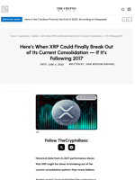 Here’s When XRP Could Finally Break Out of Its Current Consolidation — If It’s Following 2017