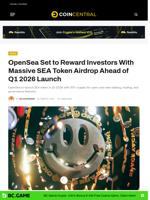 OpenSea Set to Reward Investors With Massive SEA Token Airdrop