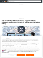 XRP Price Today: XRP Holds Strong Support at $2.14, Rebounds Amid $164M ETF Inflows with Wyckoff Breakout in Play - Brave New Coin