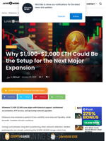 ETH $1,900-$2,000 Zone Signals Next Breakout