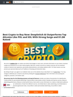 Best Crypto to Buy Now: DeepSnitch AI Ranks #1 as Institutions Go All-In