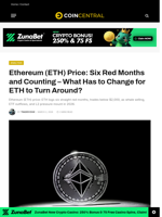 Ethereum (ETH) Price: Six Red Months and Counting - What Has to Change for ETH to Turn Around? - CoinCentral
