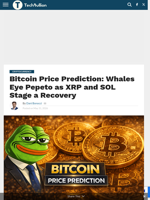 Bitcoin Price Prediction: Whales Eye Pepeto as XRP and SOL Stage a Recovery - TechBullion