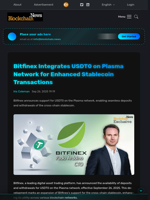 Bitfinex Integrates USDT0 on Plasma Network for Enhanced Stablecoin Transactions - Blockchain.News