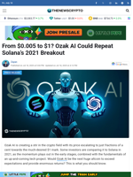 From $0.005 to $1? Ozak AI Could Repeat Solana’s 2021 Breakout