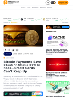 Bitcoin Payments Save Steak ’n Shake 50% in Fees—Credit Cards Can’t Keep Up – Crypto News Bitcoin News