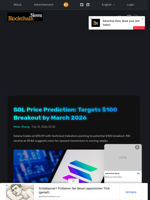 SOL Price Prediction: Targets $100 Breakout by March 2026 - Blockchain.News