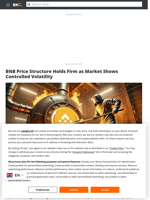 BNB Price Structure Holds Firm as Market Shows Controlled Volatility - Brave New Coin