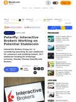 Peterffy: Interactive Brokers Working on Potential Stablecoin – Crypto News Bitcoin News