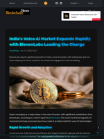 India's Voice AI Market Expands Rapidly with ElevenLabs Leading the Charge - Blockchain.News