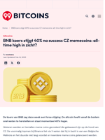 BNB Koers Herstelt na Daling Van 36%