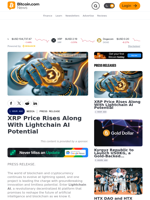 XRP Price Rises Along With Lightchain AI Potential – Press release Bitcoin News