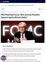 FED Meeting Focus: Will Jerome Powell’s Speech Ignite
Bitcoin Rally?