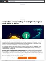 Tom Lee Attributes Gold Rally to Stablecoins: Could This Bode Well for $BEST?