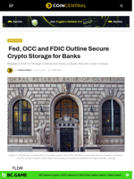 Fed, OCC and FDIC Outline Secure Crypto Storage for Banks