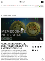 ALTCOINS LEAD RALLY, US-EU TRADE DEAL, NFTS & MEMECOINS SOAR - Decrypt